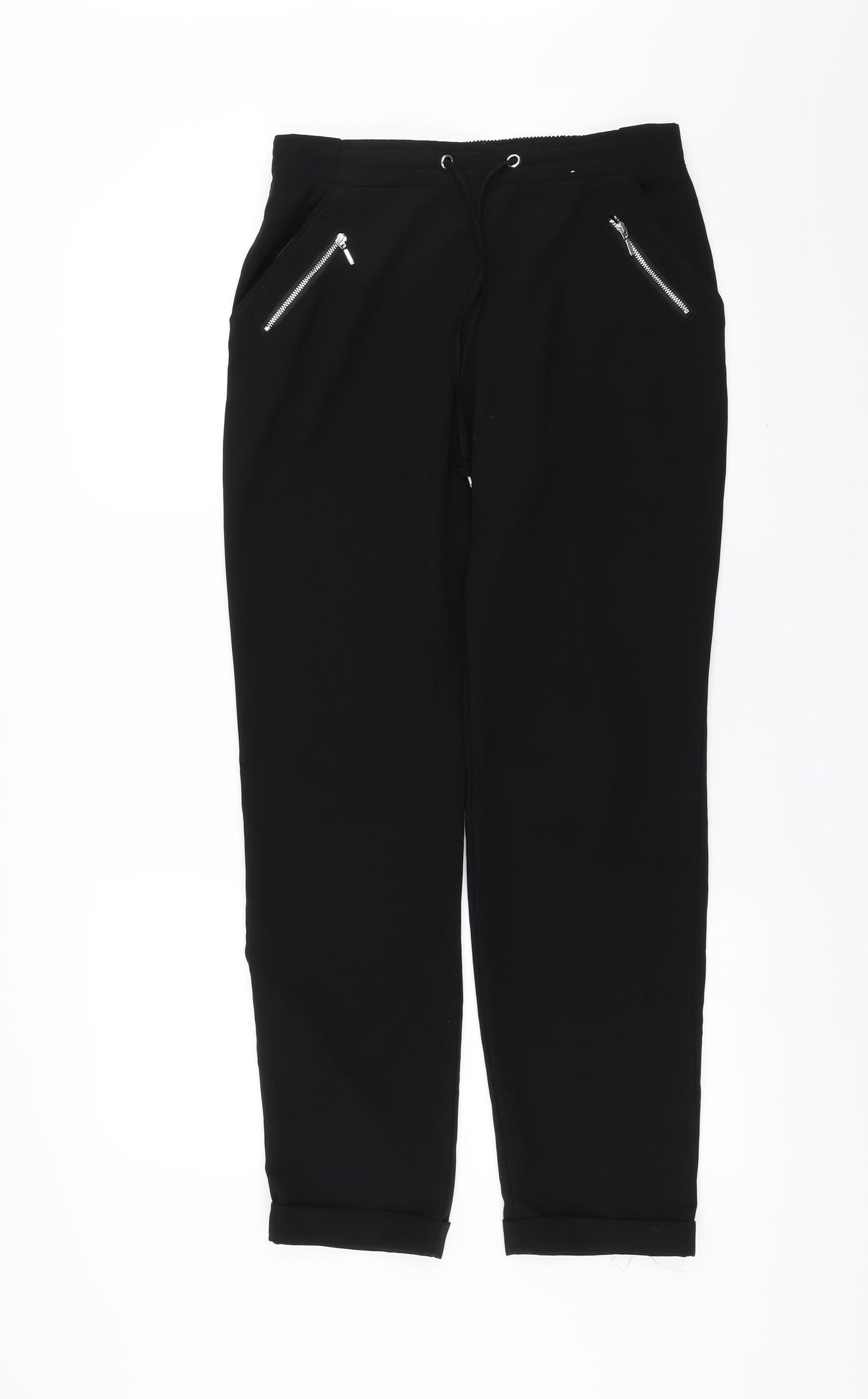 Primark Womens Black   Trousers  Size 12 L29 in - jogger style