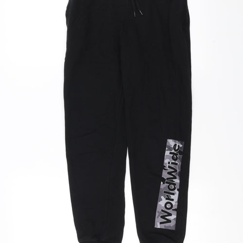 Primark Boys Black   Jogger Trousers Size 10-11 Years - worldwide