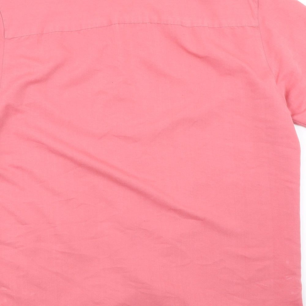 Fraser Mens Pink    Button-Up Size M