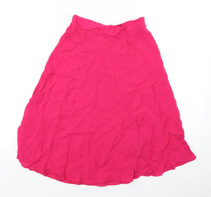 Geri by Next Womens Pink   Flare Skirt Size 6