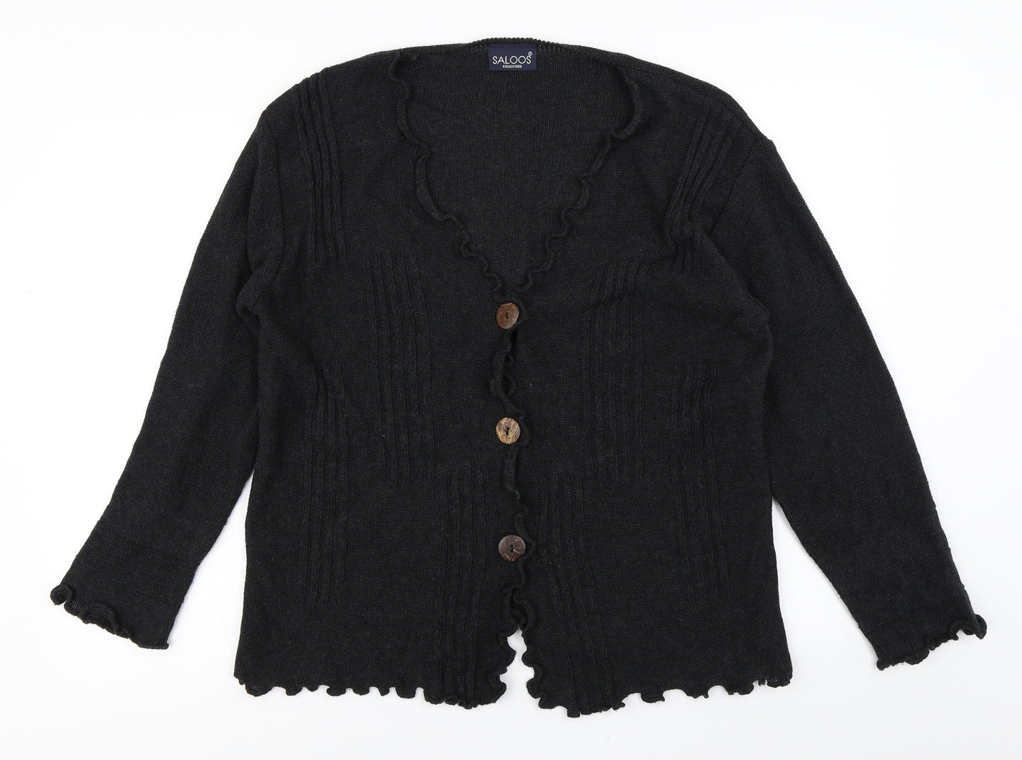 Saloos Womens Grey   Cardigan Jumper Size L