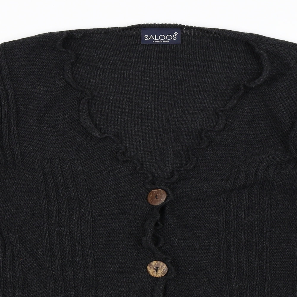 Saloos Womens Grey   Cardigan Jumper Size L