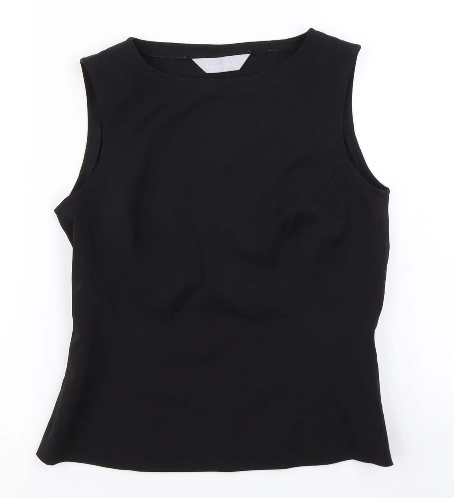 For Women Womens Black   Basic Tank Size 8