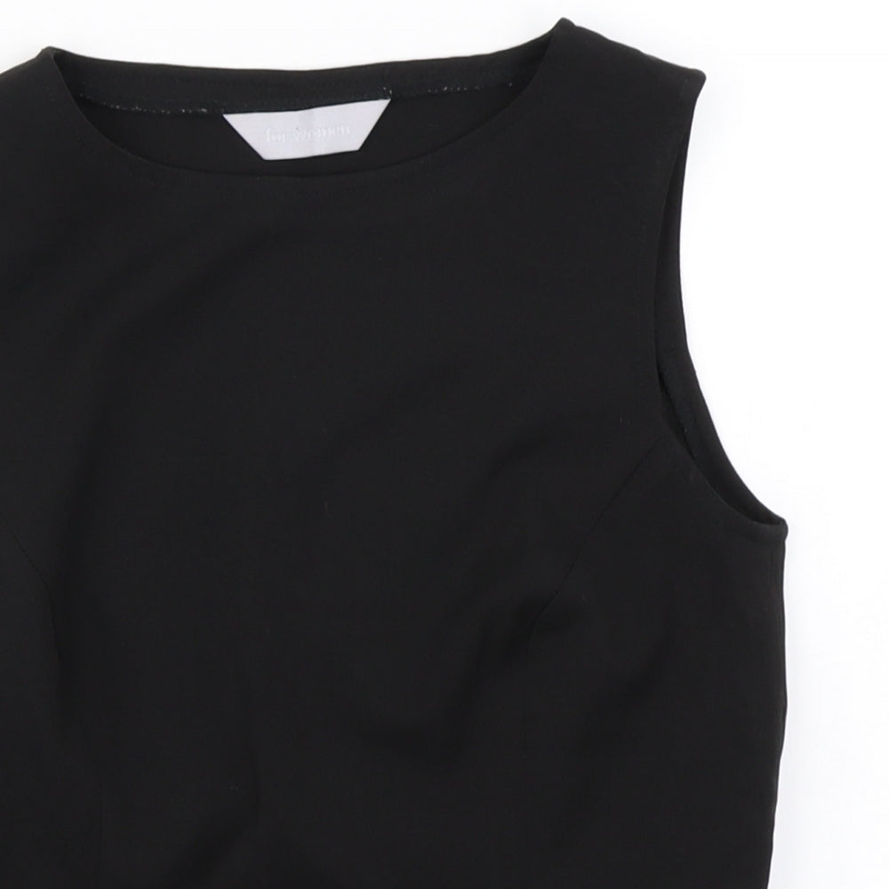 For Women Womens Black   Basic Tank Size 8