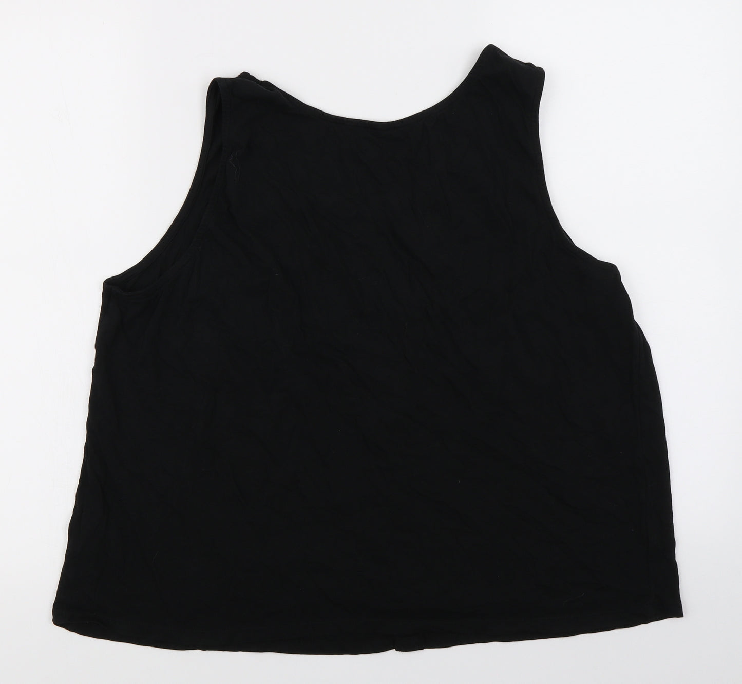 Papaya Womens Black   Basic Tank Size 20