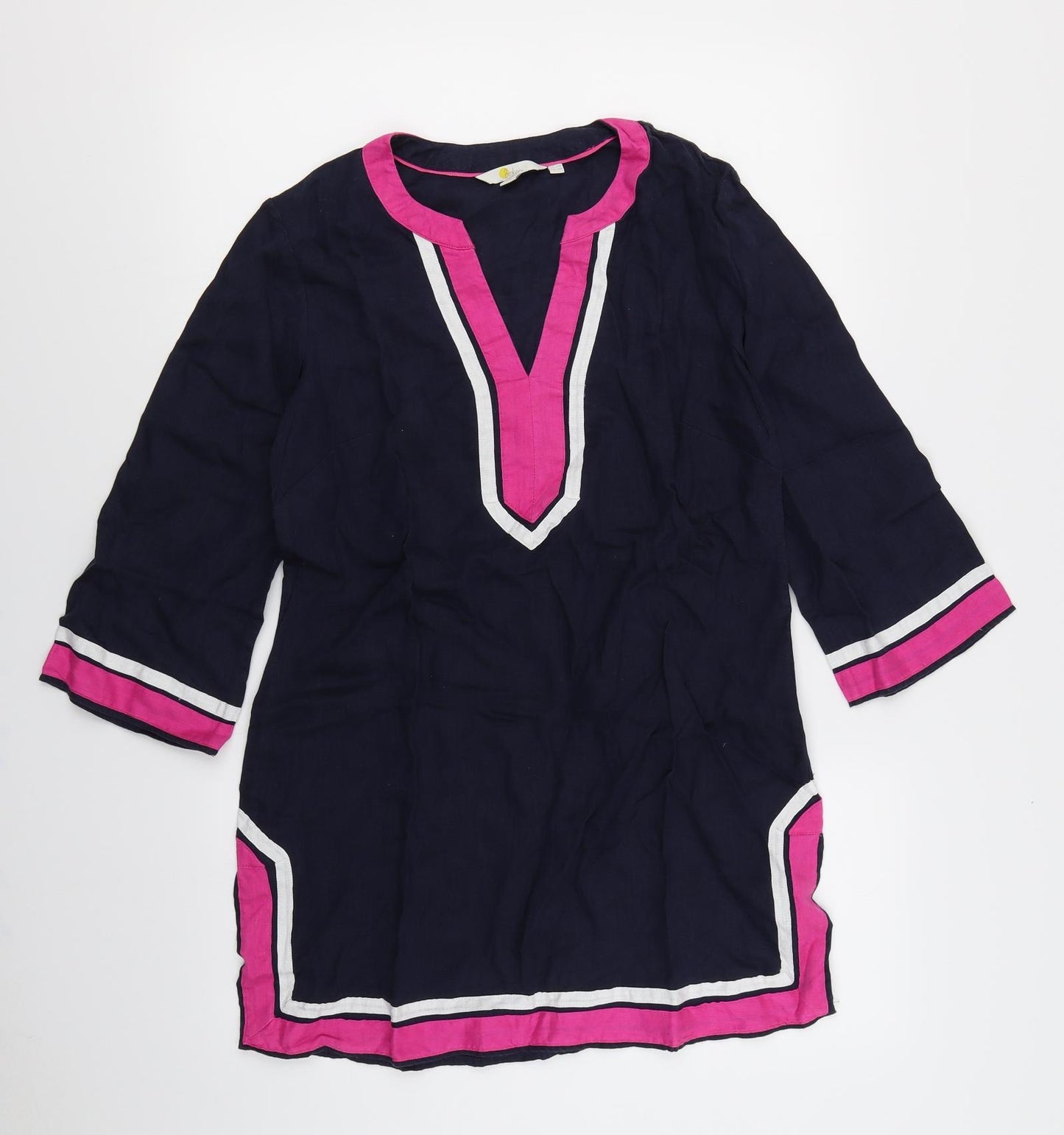 Boden Womens Blue Colourblock  A-Line  Size 10