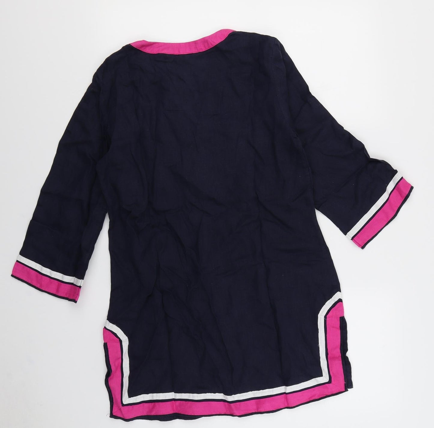 Boden Womens Blue Colourblock  A-Line  Size 10