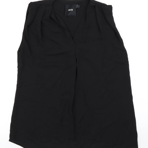 ASOS Womens Black   Basic Blouse Size 6