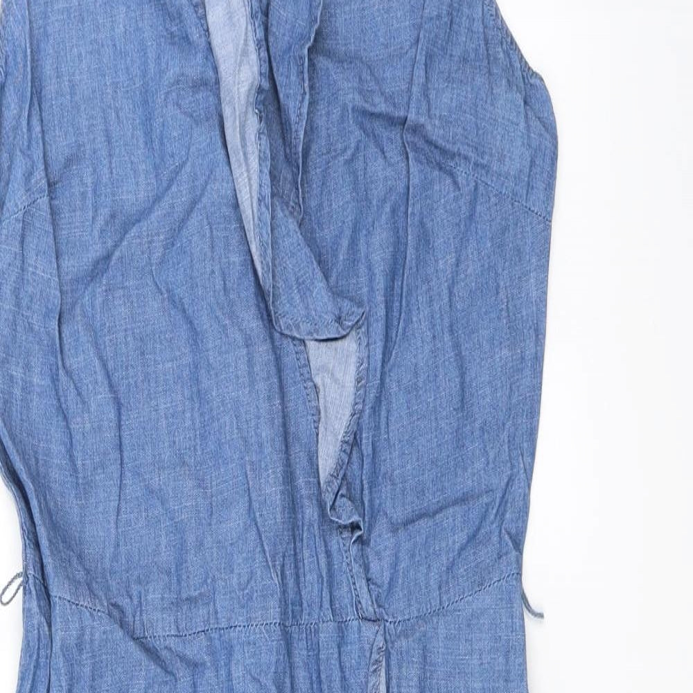 Oasis Womens Blue  Denim A-Line  Size 8