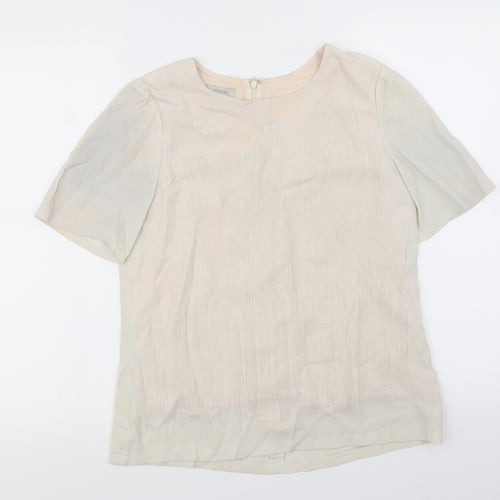 Hobbs Womens Beige   Basic Blouse Size 8