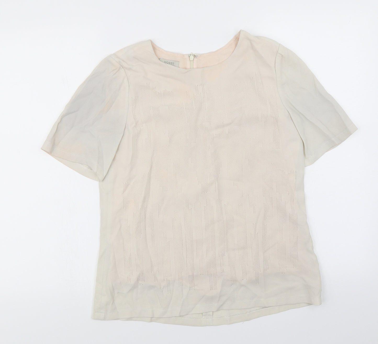 Hobbs Womens Beige   Basic Blouse Size 8