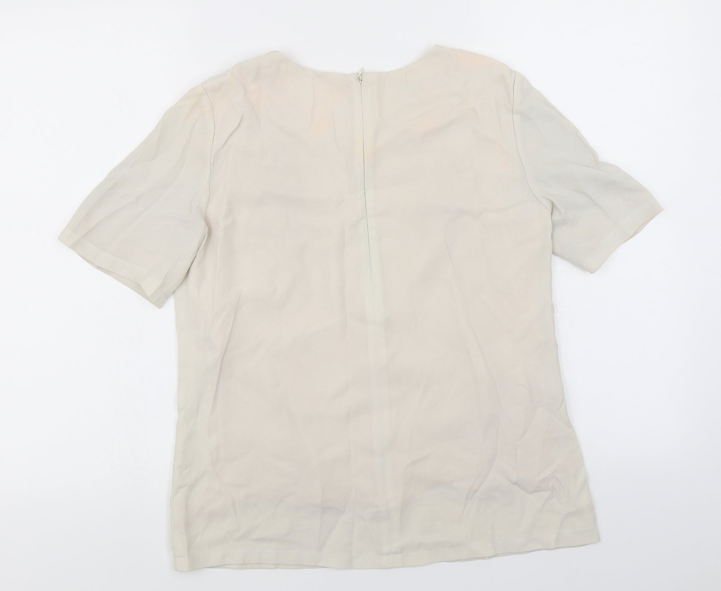 Hobbs Womens Beige   Basic Blouse Size 8