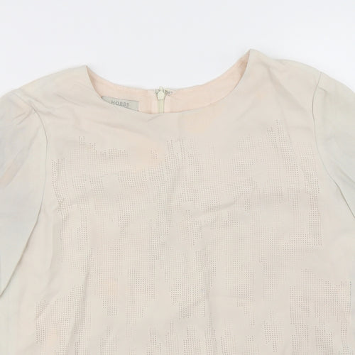 Hobbs Womens Beige   Basic Blouse Size 8