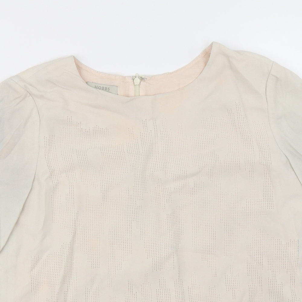 Hobbs Womens Beige   Basic Blouse Size 8