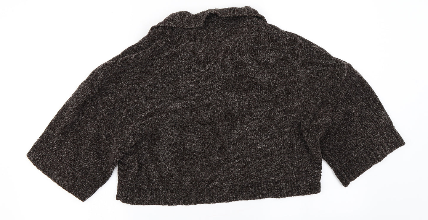 Passport Womens Brown   Cardigan Jumper Size 14