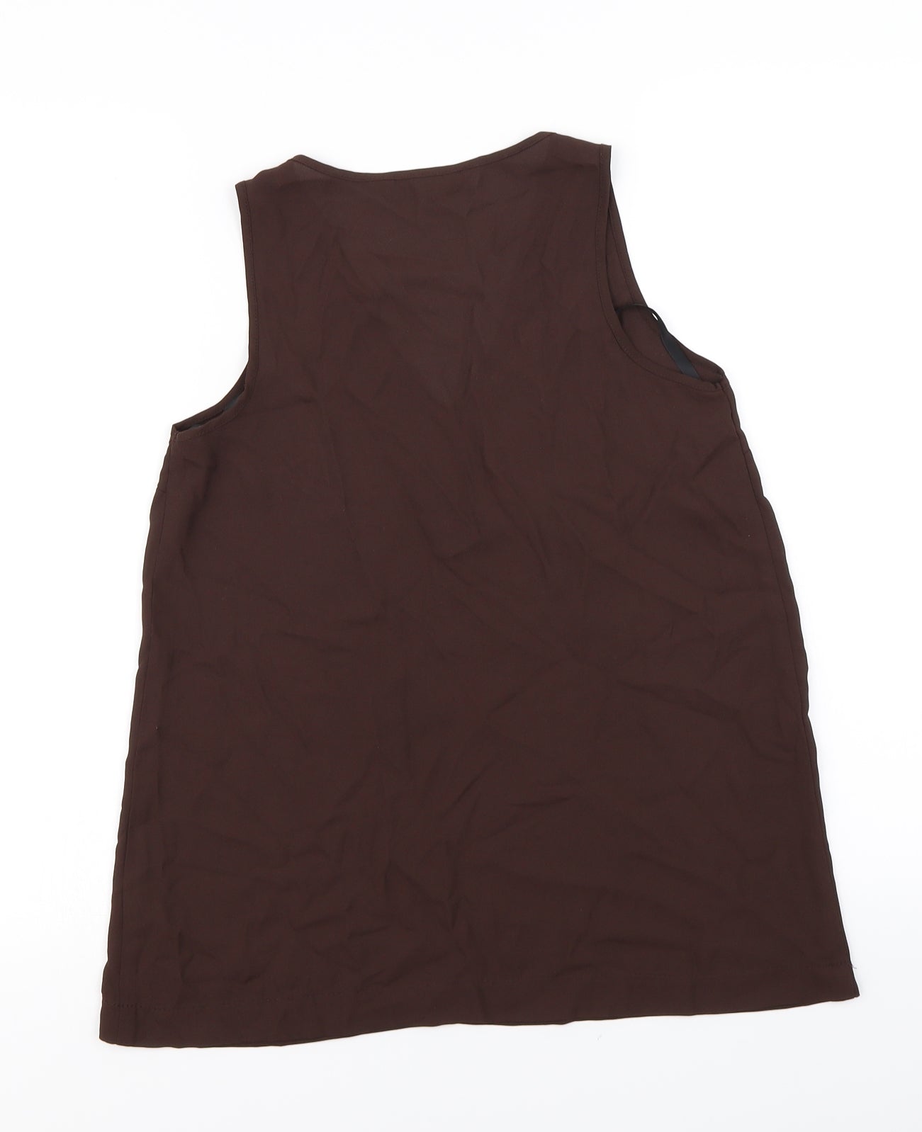 Dorothy Perkins Womens Brown   Basic Blouse Size 6