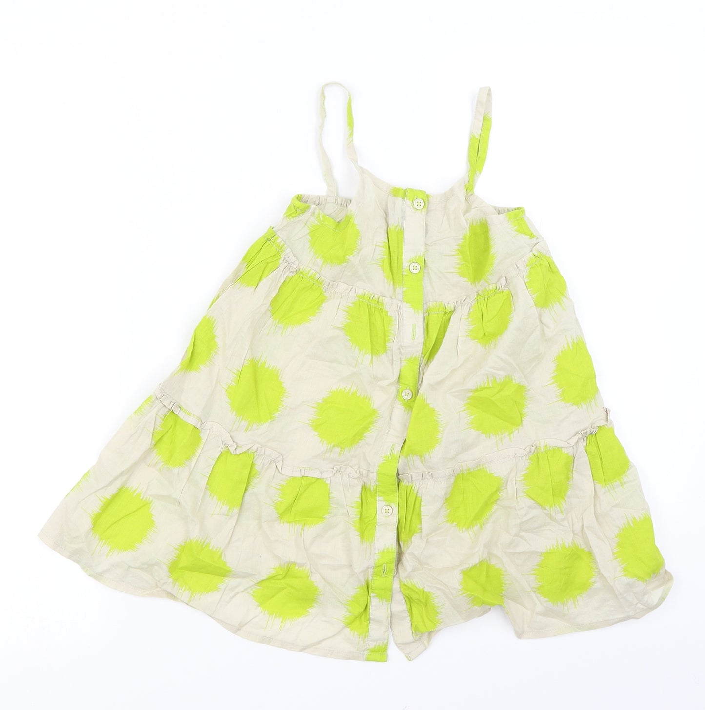 George Girls Beige Spotted  Camisole Blouse Size 8-9 Years