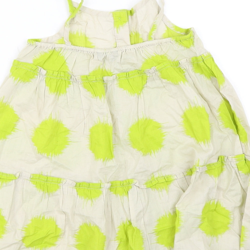 George Girls Beige Spotted  Camisole Blouse Size 8-9 Years