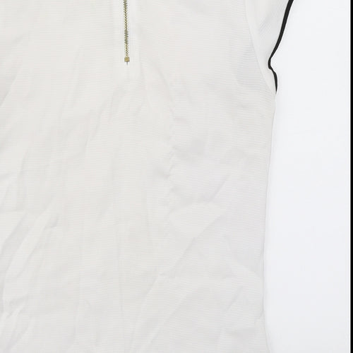 H&M Womens White   Basic Blouse Size 4