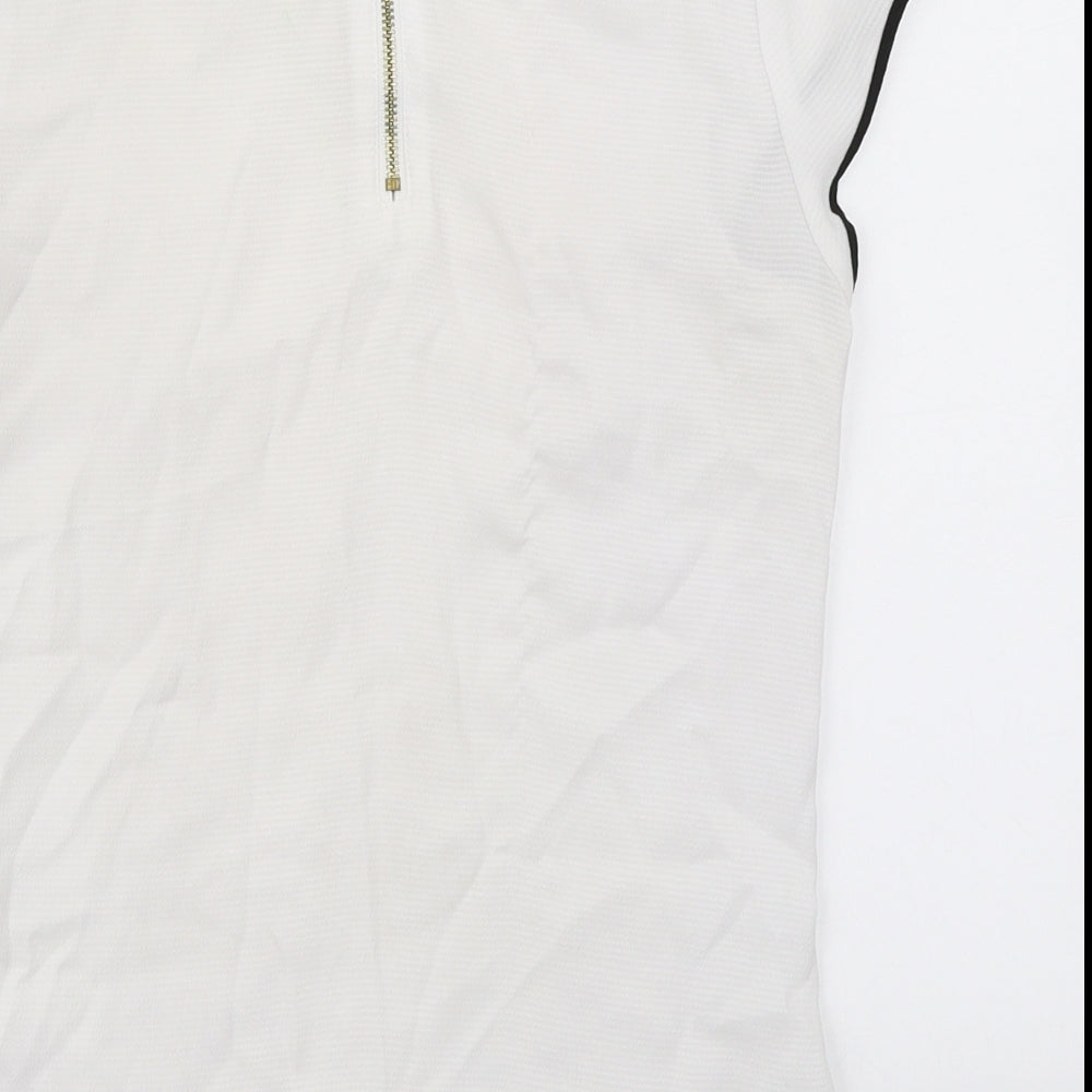 H&M Womens White   Basic Blouse Size 4