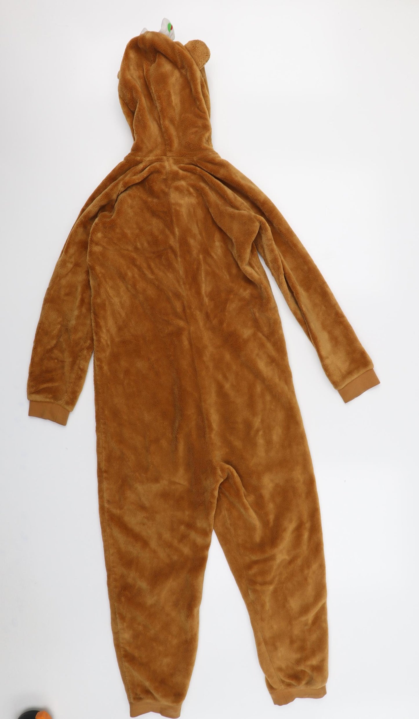 George Girls Brown Solid  Top One Piece Size 9-10 Years  - Children in need