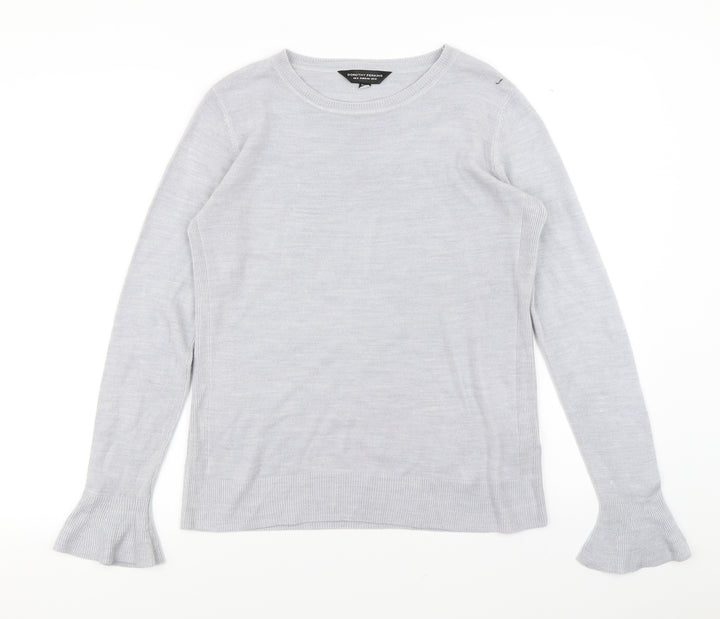 Dorothy Perkins Womens Grey Pullover Jumper Size 12