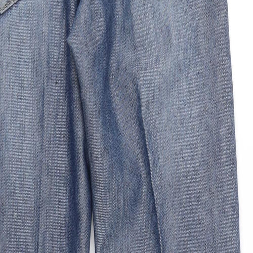 LR Scoop Womens Blue  Denim Straight Jeans Size 10 L25 in