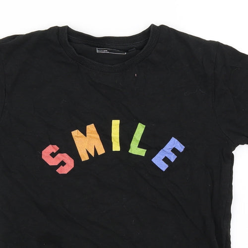 NEXT Boys Black   Basic T-Shirt Size 8 Years