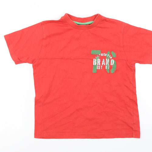 NEXT Boys Red   Basic T-Shirt Size 5 Years