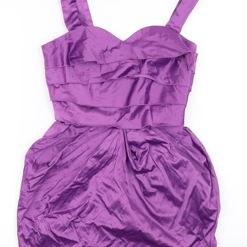 Rare Womens Purple   Bodycon  Size 10