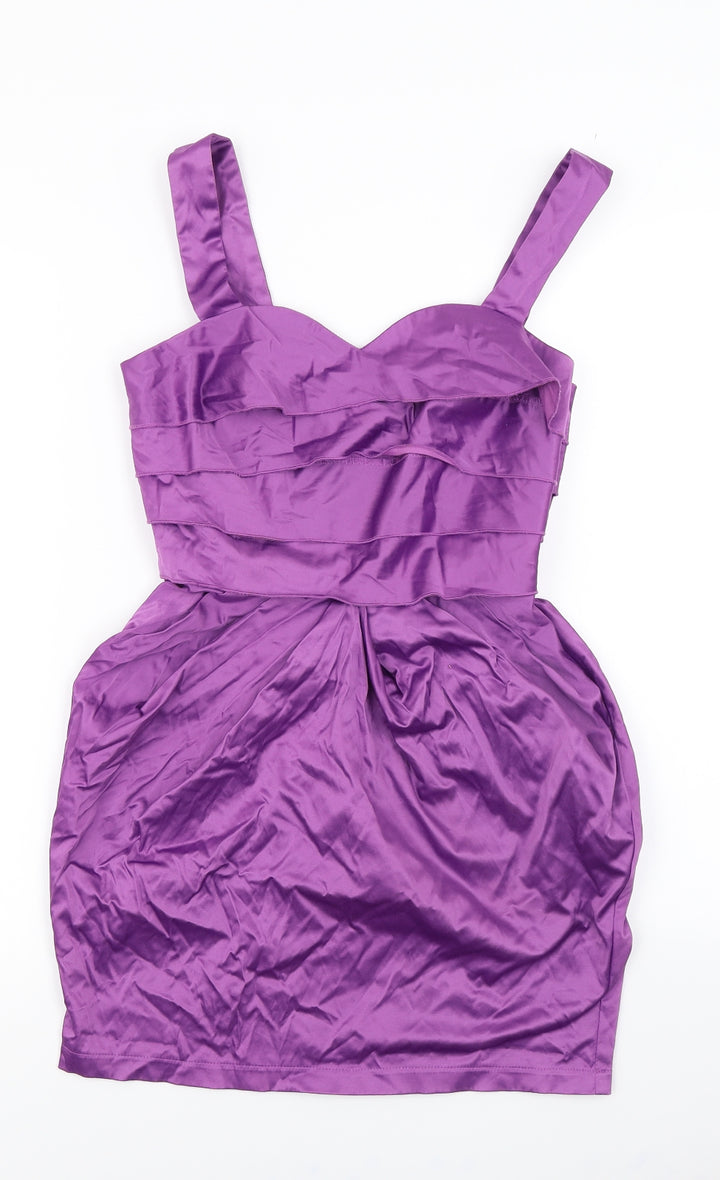 Rare Womens Purple Bodycon Size 10