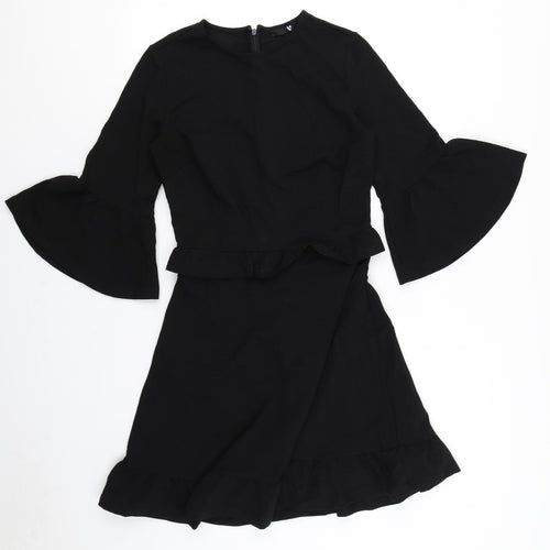 Very Womens Black   Fit & Flare  Size 8