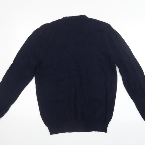 Marks and Spencer Mens Blue  Knit Pullover Jumper Size M