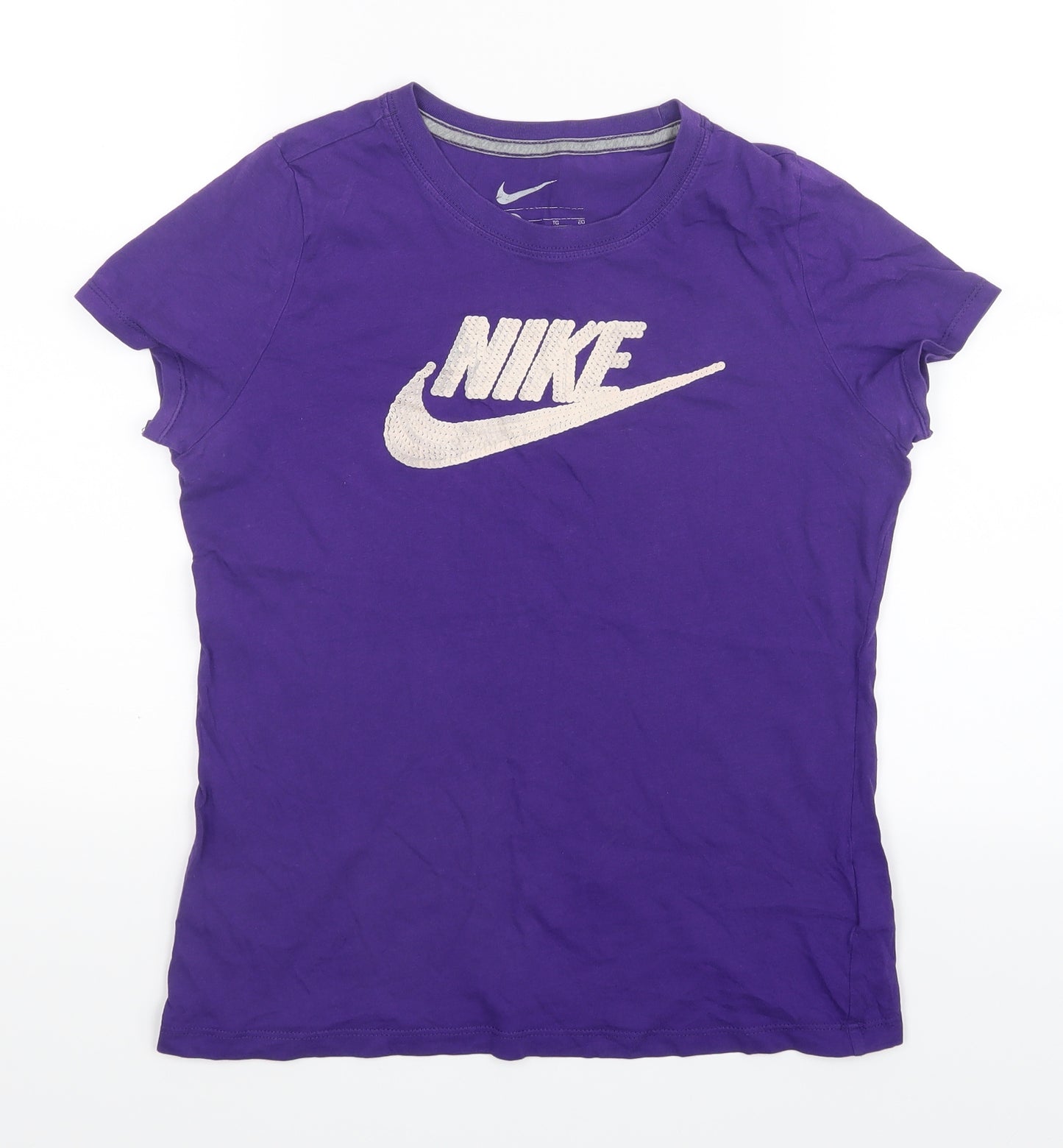Nike Womens Purple   Basic T-Shirt Size XL