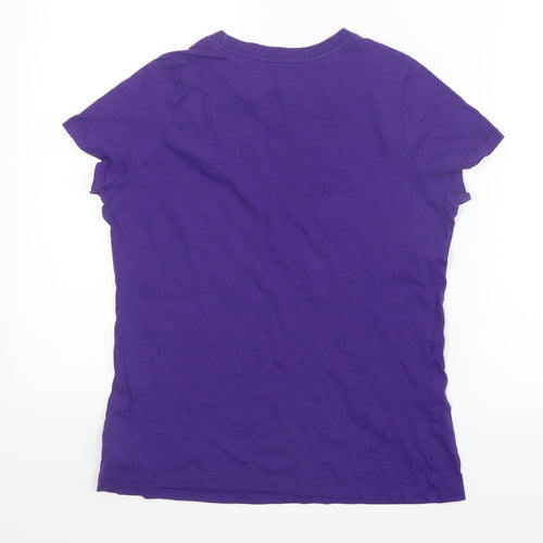 Nike Womens Purple   Basic T-Shirt Size XL