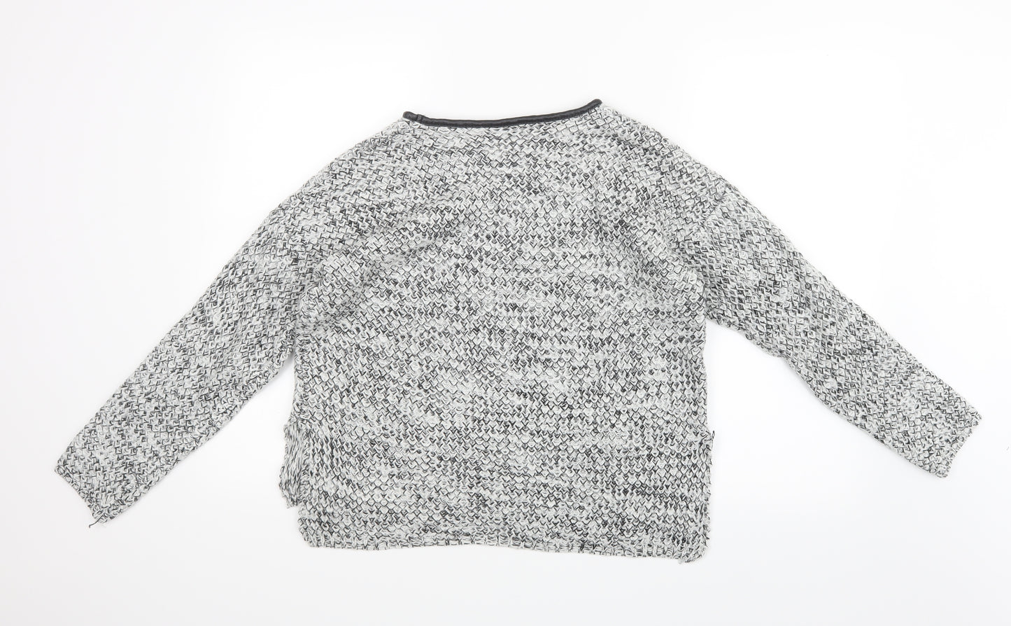Select Womens Grey  Knit Pullover Jumper Size 10