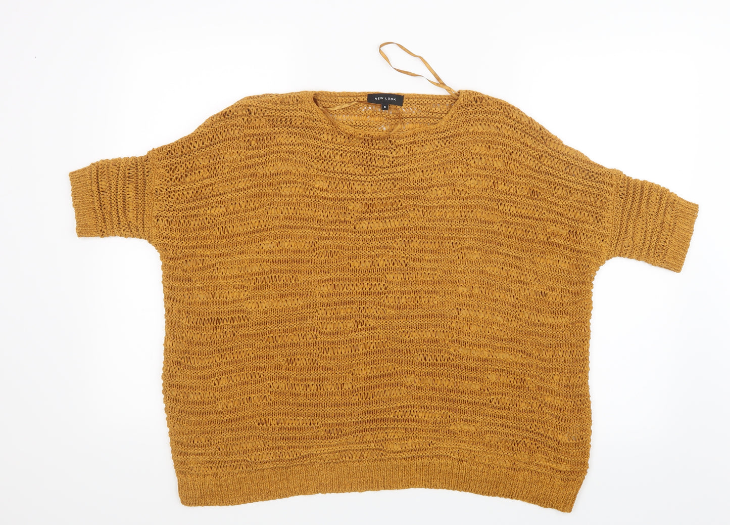 New Look Womens Yellow   Pullover Jumper Size S