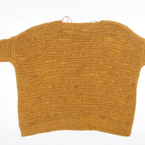 New Look Womens Yellow   Pullover Jumper Size S