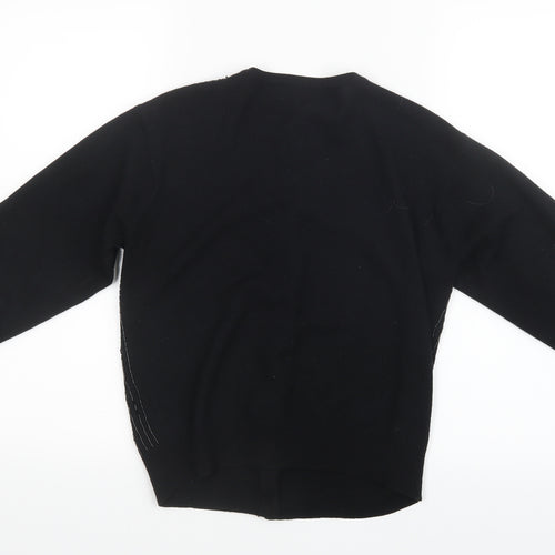 Jones New York Womens Black  Knit Cardigan Jumper Size S