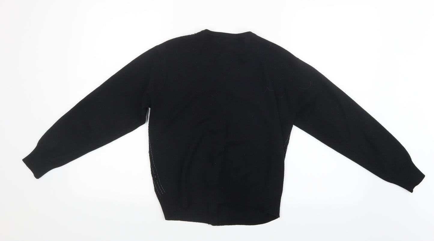 Jones New York Womens Black  Knit Cardigan Jumper Size S