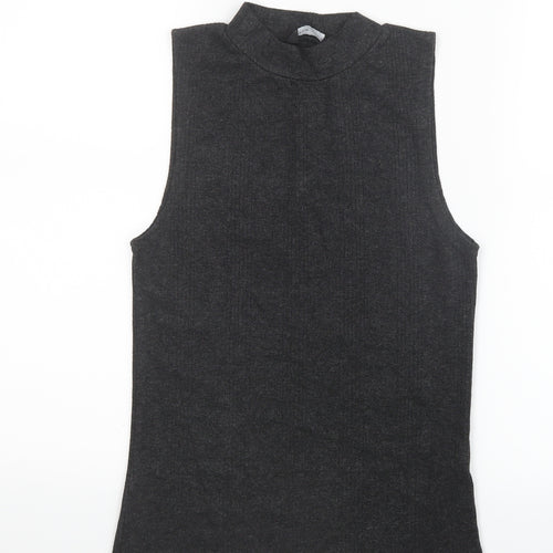 New Look Womens Grey   Basic T-Shirt Size 10