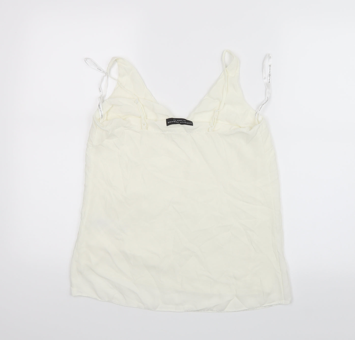 Dorothy Perkins Womens White   Basic Blouse Size 8