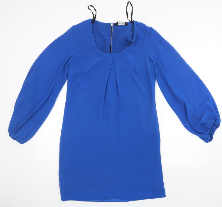 Dorothy Perkins Womens Blue Mesh Mini Size 10