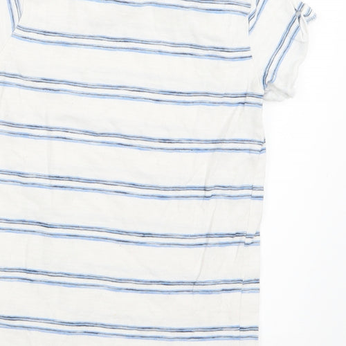 NEXT Boys Blue Striped  Basic T-Shirt Size 5 Years