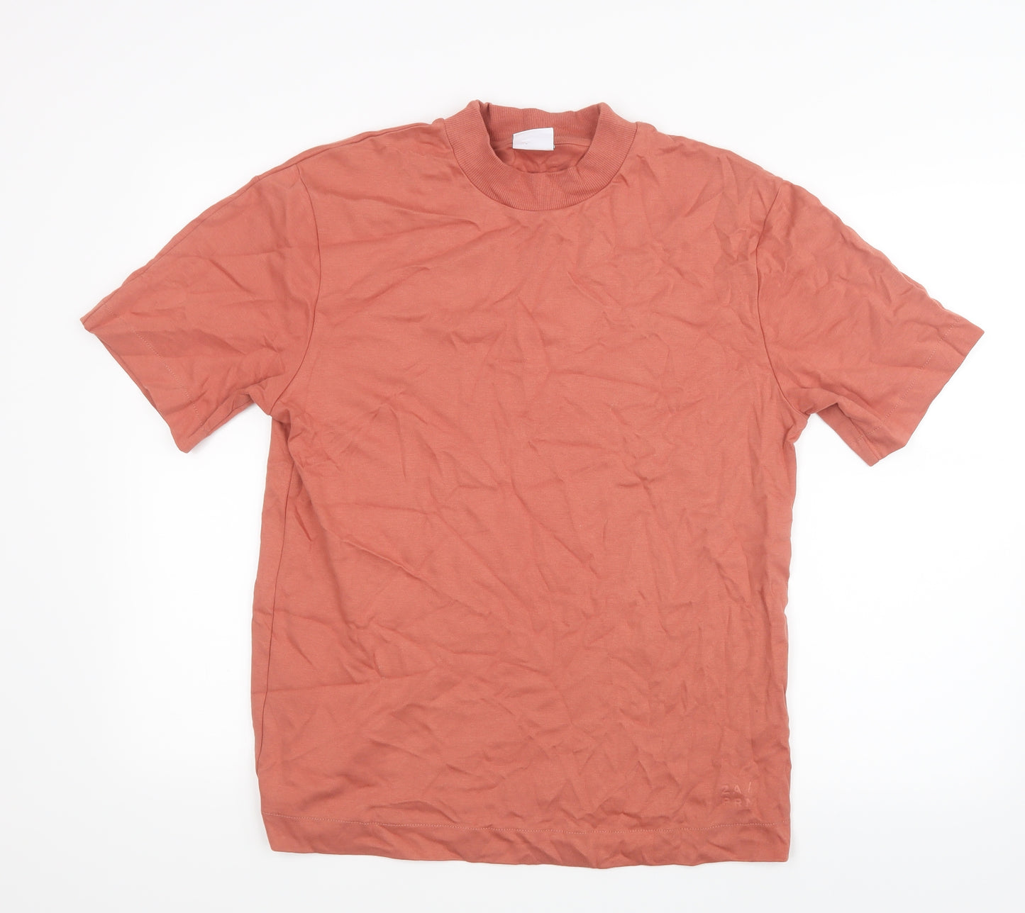Zara Mens Orange    T-Shirt Size S