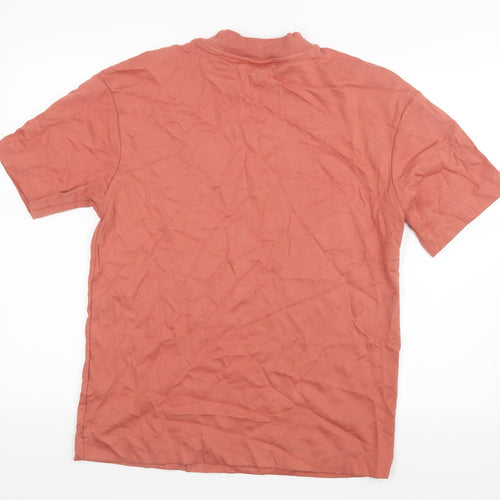 Zara Mens Orange    T-Shirt Size S