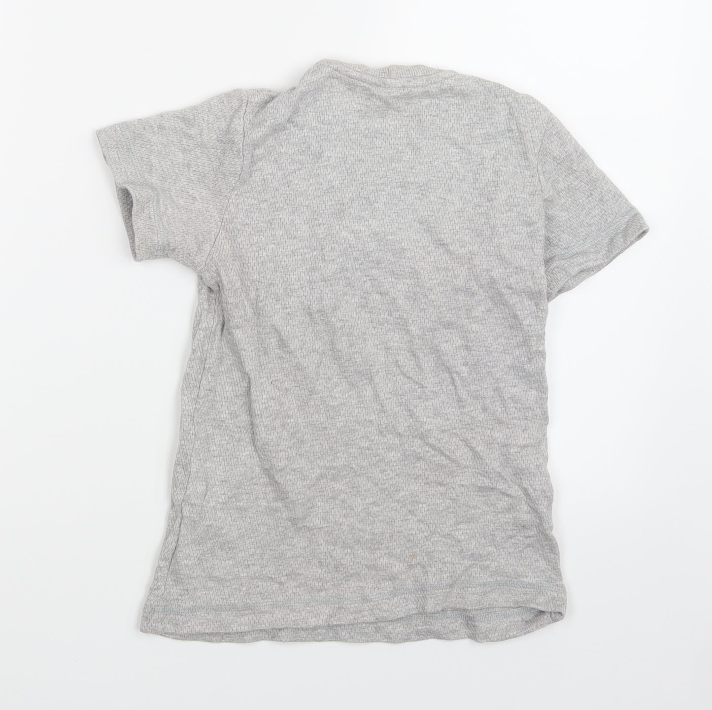 United Colors of Benetton Boys Grey   Basic T-Shirt Size 7-8 Years