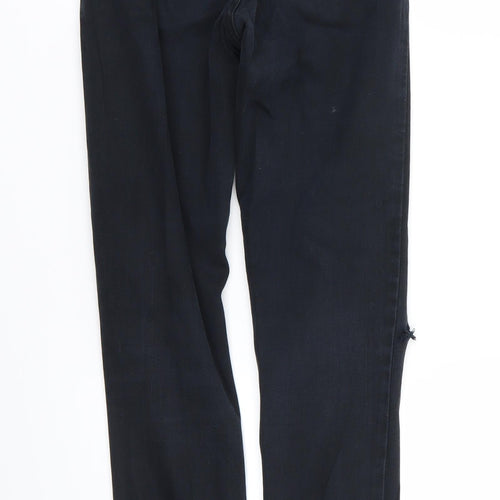 Topshop Womens Black   Skinny Jeans Size 23 in L29 in - RIPPED JEANS