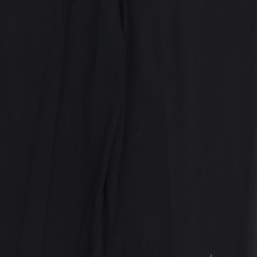M&S Womens Black   Trousers  Size 14 L28 in