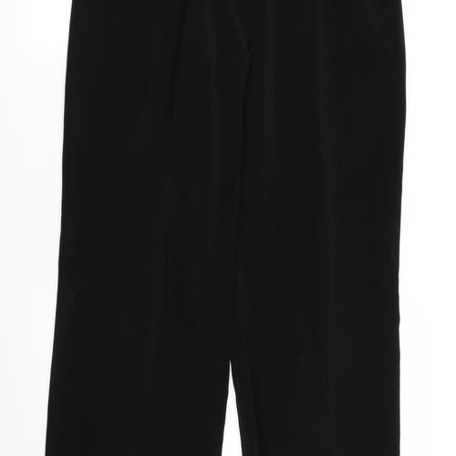 lady h Womens Black   Trousers  Size 16 L30 in